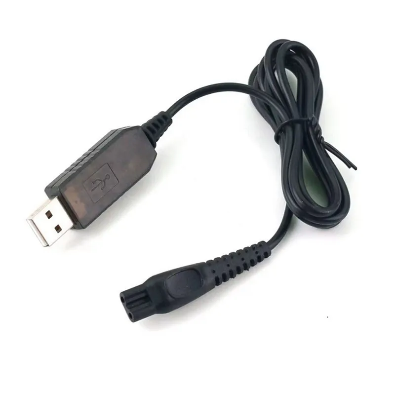 1Pcs USB Charging Cable Black USB Charging Cable HQ8505 Power Charger  Adapter for Phillip Razor Philips Shaver 7120 7140 7160 7165 7141 7240 786  