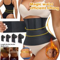 Waist Trainer for Women Slimming Body Shape Snatch Me Up Bandage Invisible Belly Tummy Wrap Plus Size Waist Trimmer Support Belt