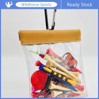 Wildhorse Golf Pouch Bag Tees Holder กระเป๋าใส่ลูกกอล์ฟแบบใสน้ำหนักเบาสำหรับ Specie