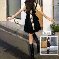 （A So Cute）☸◆✎แต่งตัวย้อนยุคสำหรับผู้หญิงคอกลมปลอม Ins