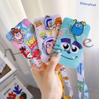 【hot sale】 ✽﹍❈ B11 BLUEVELVET Cartoon Card Holder Boys Girls Spaceman Pikachu Credit ID Card Meal Card Lanyard