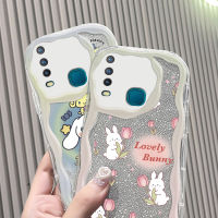 เคส2020 Y15 Y17 Y12 U10สำหรับ Vivo พร้อมเคสโทรศัพท์ดีไซน์แวววาวลายสัตว์น่ารักๆซิลิโคนนิ่มแบบเรียบง่ายเคสป้องกันด้านหลัง