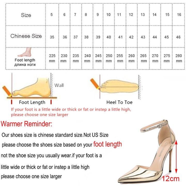 รองเท้าส้นสูงสายคล้องหัวเข็มขัดโปร่งส้นเท้าส้นสูงสูงปากตื้นแบบทรงแหลมสำหรับผู้หญิงไซส์ใหญ่36-46รองเท้าส้นสูงลำลอง