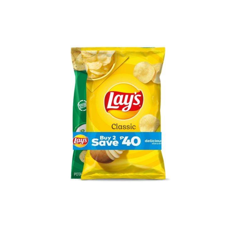 Hot Lay's Regular and Lay's Sour Cream Onion Buy 2 Save Php 40 170g ...