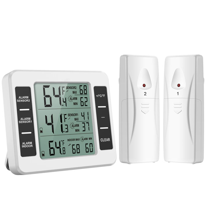 Fridge/Freezer Alarm Thermometer with Max/Min Function