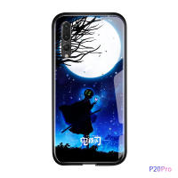 UCUC เคสโทรศัพท์เคสสำหรับ Huawei P20 ProphoneกันกระแทกDemon Slayerอะนิเมะกระจกเทมเปอร์เคสกันกระแทกฝาครอบ