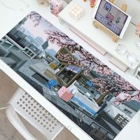 City Art Pixel Computer Mouse Pad Gaming MousePad Gamer Large Mouse Pad 30x80cm Mause Carpet PC Desk Play Mat Keyboard Desk Mat