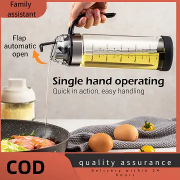 Auto Flip Olive Oil Dispenser Bottle Leak Proof Condiment