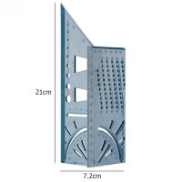 T-Type 3d การวัดมุมเครื่องวัดทำเครื่องหมายวาดมุมแนวตั้งไม้บรรทัดไม้เครื่องมืองานไม้สอบเทียบมุม