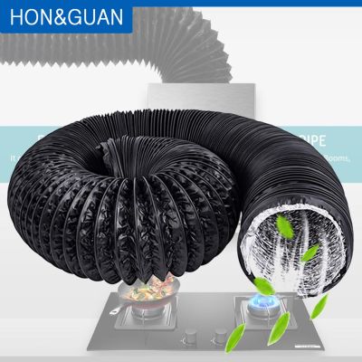 Hon Guan Flexible Aluminium Ducting Hose for Inline Ducted Fan Greenhouse Hydroponics Exhaust Outlet Pipe Air Ventilation Tube