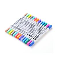 Hot 521PCS Water Soluble Marker Pen Sketch Markers Double Head Watercolor Marker Drawing Design Art Supplies Random Color
