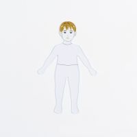 Childrens Clothing Design Human Body Fashion Dynamic Figure Ruler Hand-painted Model Rendering Template