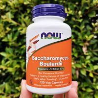 แซคคาโรไมซีส โบลาร์ดี Saccharomyces Boulardii 5 Billions CFU 120 Veg Capsules (Now Foods®)