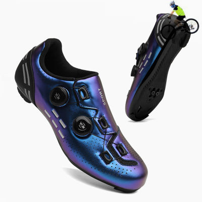 Men Bicycle Shoes MTB Cycling Shoes Self-Locking Cleats Mountain Bike Shoes Sapatilha Ciclismo Women Speed Road Cycling Sneaker