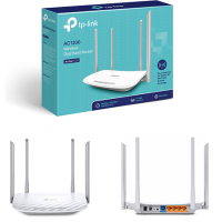 Router TP-LINK (Archer C50) Wireless AC1200 Dual Band Wi-Fi 300Mbps (2.4GHz) และ 867Mbps (5GHz) ความเร็วรวม 1,200Mbps