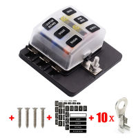 Universal 12V 24V 6 WAY รถใบมีดฟิวส์กล่อง Terminal BLOCK ผู้ถือฟิวส์อัตโนมัติกล่อง Marine ฟิวส์อัตโนมัติ CONNECTOR สวิทช์ LED LIGHT-lihaiyan4