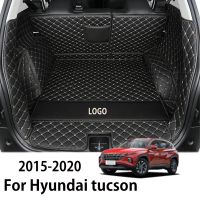 เสื่อท้ายรถสำหรับ Hyundai Tucson 2015 2016 2017 2018 2019 2020 Suv Cargo Liner อุปกรณ์เสริมภายใน Boot