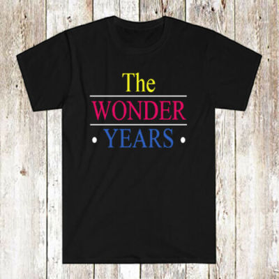 The Wonder Years Retro Tv Show Mens Black Tshirt Size S5Xl