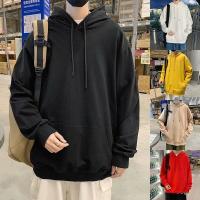 ¤ （size M-8XL 10 colour）Korean Oversized Man Long Sleeve plain Color Streetwear thick pullover Sweater unisex hoddie Lounge Streetwear Street Student Couple Set Baggy Lelaki Outerwear Fat Men Casual Oversize Hoodie