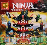 Manmena toys ชุดตัวต่อเลโก้ นินจาบ้านทรงจึน NINJA NO.91033 (770ชิ้น)