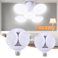 Led Bulb E27 Light Fan Blade Folding Bulb Led Lamp AC110-265V Lampada illa Foldable Light for House Garage Lighting