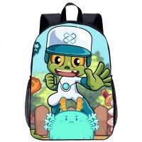 【LZ】┅  Axie Infinito Mochila Meninas Meninos Mochila Escolar Cool Cartoon 3D Print Adolescente Viagem Laptop Bag 17in Schoolbag Escola Temporada