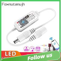 FOXNUTANUJH DC5-28V ตัวควบคุมแถบไฟ LED การควบคุมด้วยเสียง สีเดียว ตัวควบคุมไวไฟ มีประโยชน์และดี สมาร์ทสมาร์ทโฟน ไฟหรี่ LED สำหรับ5050 3528ซังนำแถบแสง