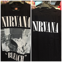 NEW (สต็อกเพียงพอ) 2023 Rock Bands Black T Shirts Nirvana CODคุณภาพสูง size:S-5XL