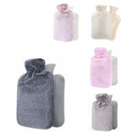 Hot Water Bottle Bed Warm Waist Warm Back Hot Water Bottle with Super Soft Plush Material Cover