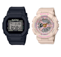 Casio Baby-G นาฬิกาข้อมือผู้หญิง สายเรซิ่นBGD-560PKC,BA-110PKC (BGD-560PKC-1 BABY-G x POKEMON , BA-110PKC-4A POKEMON SPECIAL 2021)