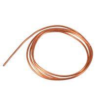 2M Soft Round Copper Tube Pipe OD4mmxID3mm for Refrigeration Air Conditioning Plumbing Copper Tubing Fine Ductility Copper Tube