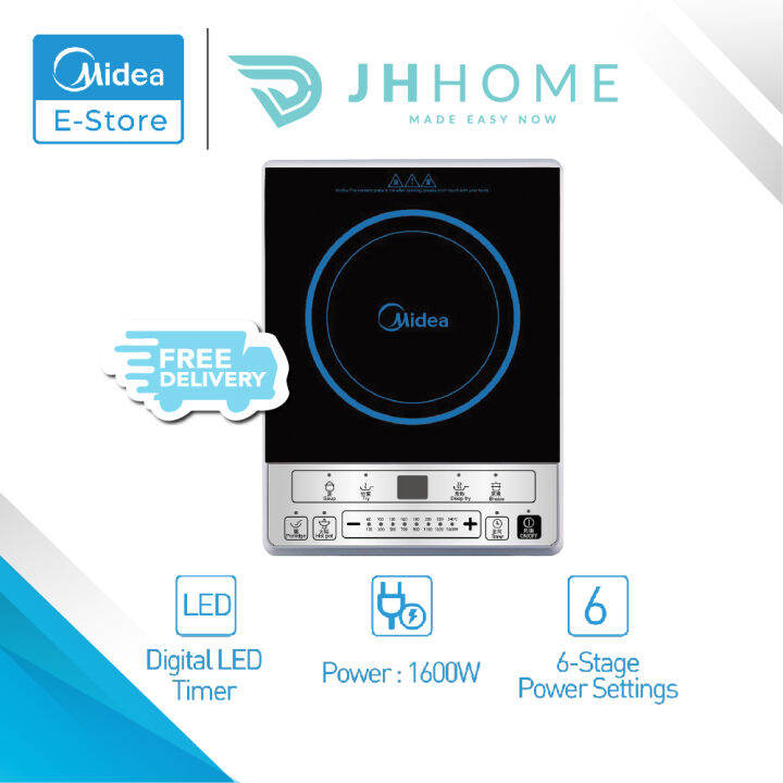 Midea 1600W Induction Cooker C16SKY1613 With Soft Touch Control Lazada