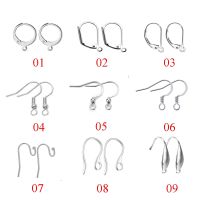 100pcs/lot(50pairs) Stainless Steel DIY Earring Findings Clasps Hooks Jewelry Making Accessories Earwire