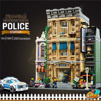 ตัวต่อ MODULAR BUILDINGS COLLECTION POLICE STATION สถานีตำรวจ No.1661/0287 จำนวน 2,923 ชิ้น