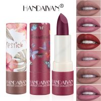 HANDAIYAN Matte Moisture Lipstick Waterproof Non Stick Cup Velvet Nude Lip Gloss Professional Make up for Women Korean Cosmetics