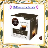 Nescafe Dolce Gusto New Espresso Intenso เนสกาแฟ แคปซูลกาแฟ นิว เอสเพรสโซ อินเทนโซ กาแฟสำเร็จรูป กาแฟ 3in1 กาแฟคั่วบด ( 16 แคปซูล / กล่อง )