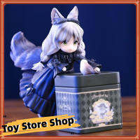 Toystoreshop หุ่นดาวริบูส11.5ซม. โมเดลแมวแท็บบี้น่ารักเวลาน้ำชากาน้ำชาแมวทำจาก PVC ตุ๊กตาขยับแขนขาได้โมเดลตุ๊กตาคอลเลกชันของเล่น