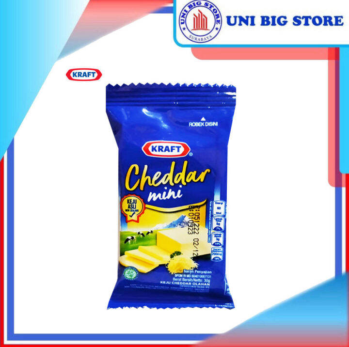 Kraft Cheddar Mini 30 Gr Cheese Cheddar Balok Blok Kotak | Lazada Indonesia