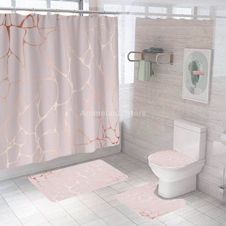 pink-crack-shower-curtains-fashion-bathroom-curtain-bath-sets-toilet-cover-mat-non-slip-washroom-rug-set-modern-180x180cm-hot