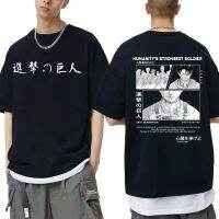 การออกแบบเดิมอะนิเมะ Unisex มังงะ Harajuku Streetwear การ์ตูนโจมตีบน Titan Levi Ackerman ชายเสื้อยืดฤดูร้อน Eren Yaeger แขนสั้นเสื้อ TS-5XL