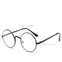 Chic Eyeglasses R Big Round Metal Frame Clear Glasses Nerd Spectacles