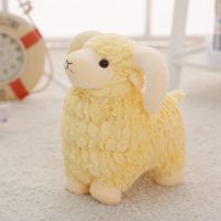 3d จำลองที่น่ารัก Ovis Aries ของเล่นตุ๊กตาตุ๊กตาแกะตุ๊กตานุ่มชีวิตจริงตุ๊กตาแกะสำหรับเด็กทารกเด็ก