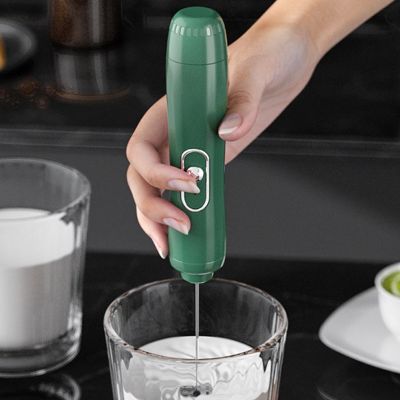 ☒✼△ Electric Milk Frothers Handheld Wireless Blender USB Fast Charging Frothing Creme Egg Whites Coffee Roasting Kitchen Whisk Tools