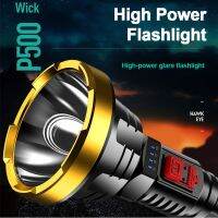 LED strong light flashlight, USB charging, 3 modes, long-range light, home and outdoor convenient multifunctional xenon lamp