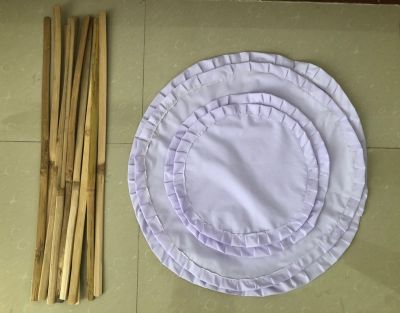ไม้พาย ผ้าขาว ขนาด S/M/L/XL (สำหรับหม้อทำขนมปากหม้อเวียดนาม)