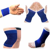 【hot】！ 1Pair Elasticated Knee Support Brace Leg Arthritis Injury GYM Sleeve Bandage Ankle