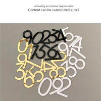 สติกเกอร์ติดผนังกระจกอะคริลิคความคิดสร้างสรรค์ดิจิตอลสามมิติแผ่นตัวเลขมินิมอลห้องนอนการตกแต่งปาร์ตี้วันหยุดศิลปะประดับผนัง DIY