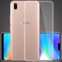 ESHOPPE - VIVO V11i VIVO V15, VIVO VS1, VIVO V9, VIVO Y85 ปลอกหุ้มเบาะหนังแท้ของ สำหรับ พรีเมี่ยม SOFT transparent Silicone Phone Case For  Vivo V9 VIVO Y85 TPU Slim Case Flexible Premium Back Cover