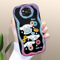 เคสใหม่สำหรับ Xiaomi Poco X2 Poco X3 GT X3 NFC X3 Pro X4 GT X4 NFC Poco X5 5G X5 Pro 5G น่ารักลาย Cinamoroll เคสเนื้อครีมขอบลอนเคสซิลิโคนแบบนิ่มเคสโทรศัพท์