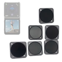 แก้ว ND8 ND16 ND32 ND64 ND กรอง Neutral Density Protector Cap สำหรับ DJI Action 2กล้อง ND4